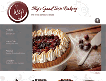 Tablet Screenshot of illyscakes.com
